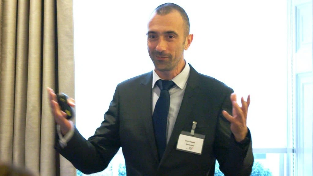 Barry speaking at events